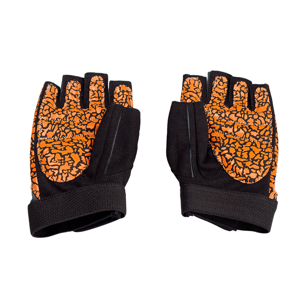 RĘKAWICE NA SIŁOWNIĘ  RST03 ORANGE/GRAY HMS
