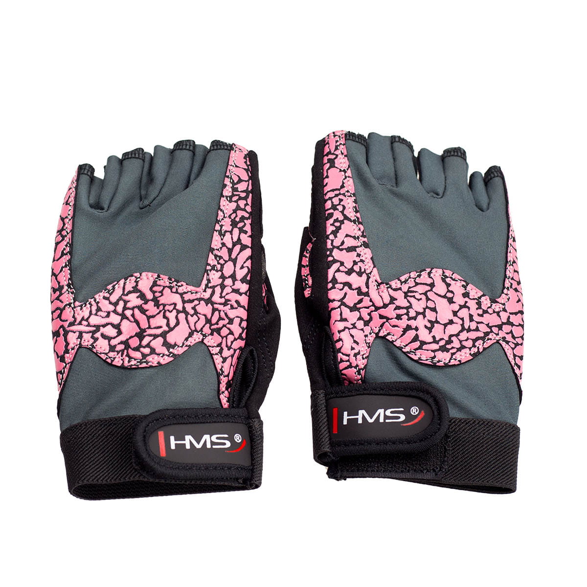RĘKAWICE NA SIŁOWNIĘ RST03 PINK/GRAY HMS