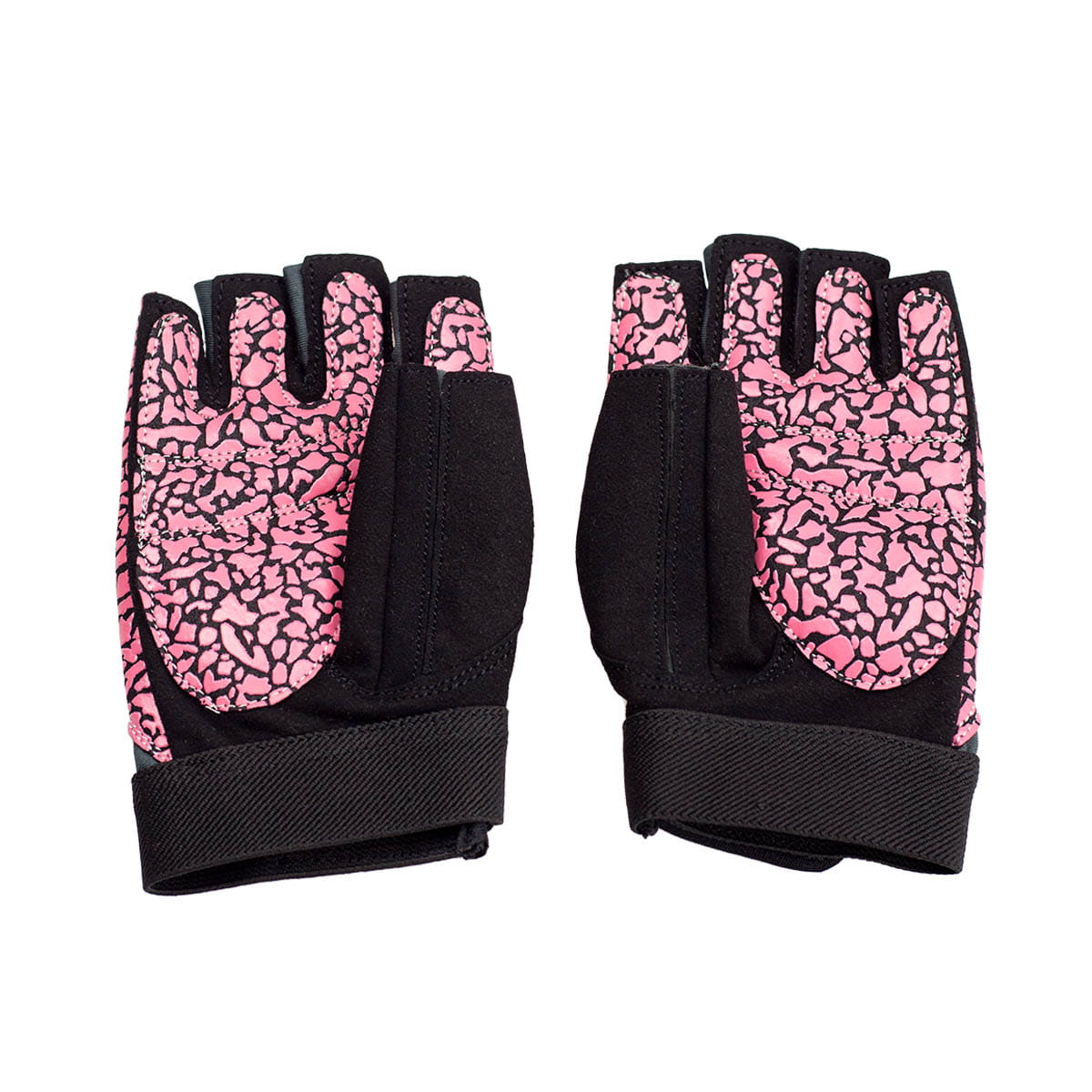 RĘKAWICE NA SIŁOWNIĘ RST03 PINK/GRAY HMS