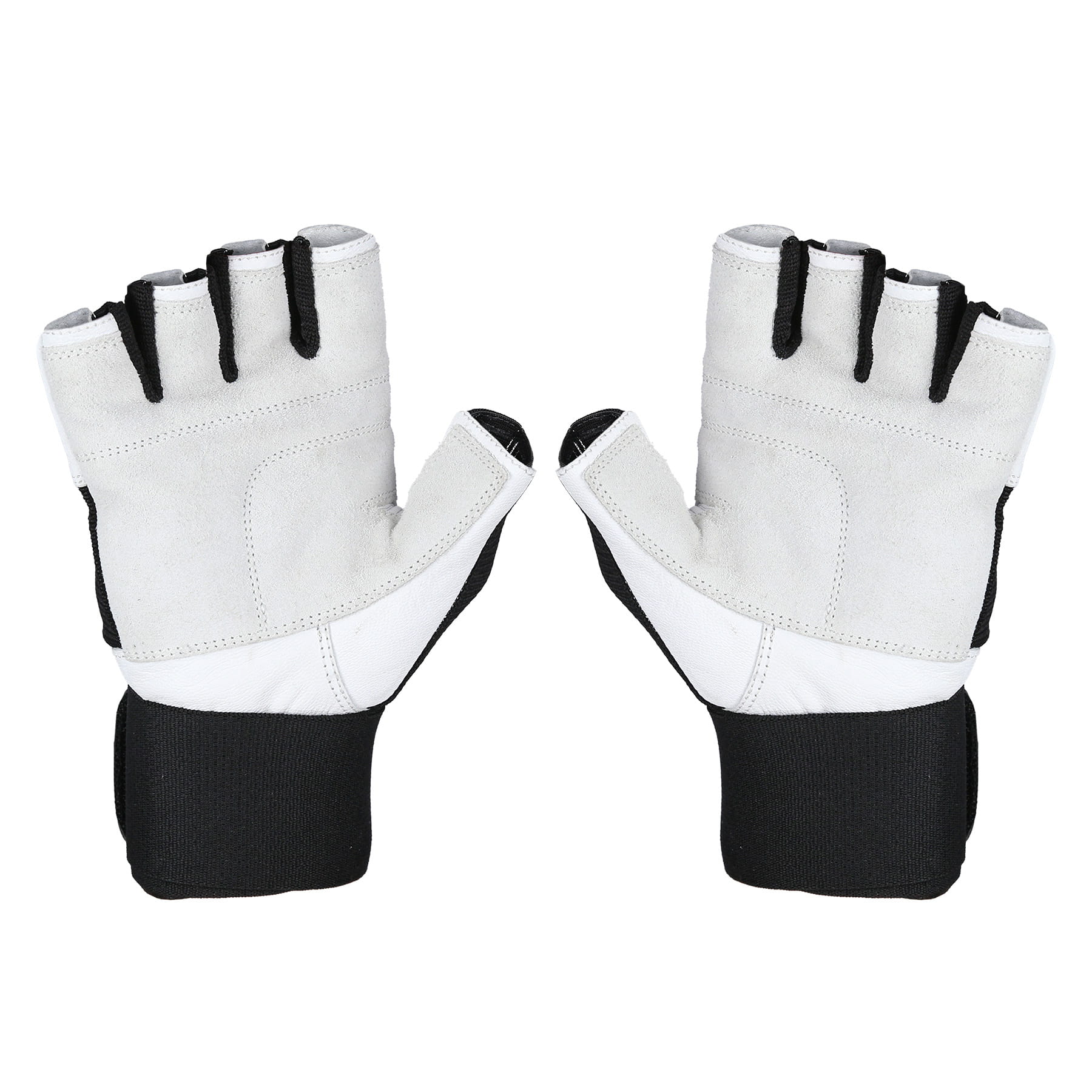 RĘKAWICE NA SIŁOWNIĘ RST04 WHITE-BLACK HMS