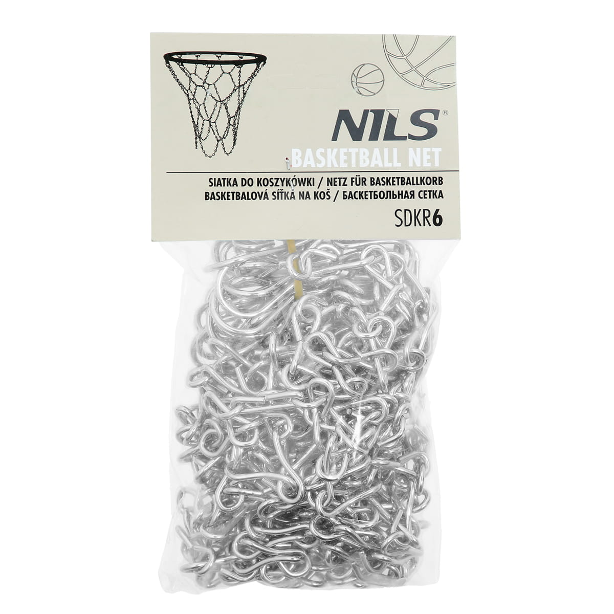 SIATKA DO KOSZYKÓWKI STAL NILS SDKR6