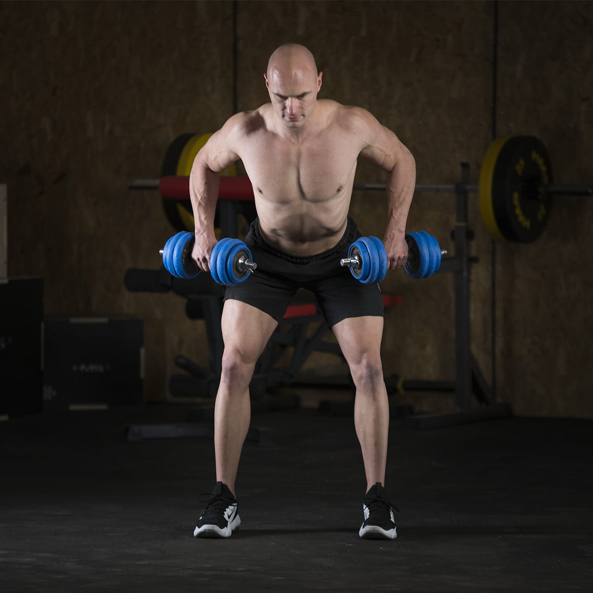 SZTANGIELKI-SZTANGA GUMOWANE 30KG SGGT30BAR HMS