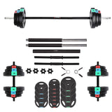 SGSP40 SET (2 CZĘŚCI) SZTANGA I SZTANGIELKI KOMPOZYT 42 KG HMS