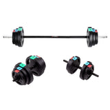 SGSP40 SET (2 CZĘŚCI) SZTANGA I SZTANGIELKI KOMPOZYT 42 KG HMS