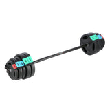 SGSP40 SET (2 CZĘŚCI) SZTANGA I SZTANGIELKI KOMPOZYT 42 KG HMS