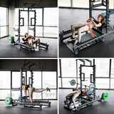 STOJAK MULTIFUNKCYJNY Z PLATFORMĄ DO PODNOSZENIA CIĘŻARÓW I HIP THRUST COMMERCIAL HMSSMP01