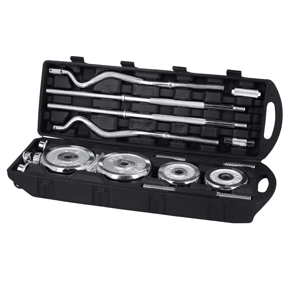 SZTANGIELKI W WALIZCE STC CHROME HMS
