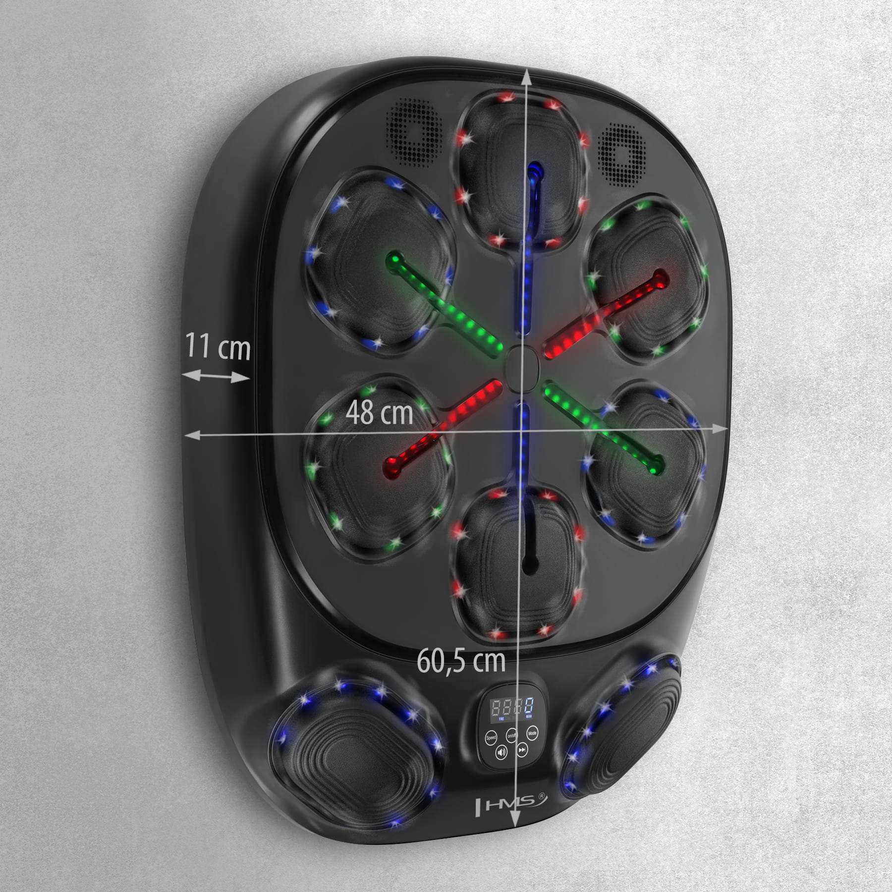 Elektroniczna tarcza bokserska Bluetooth HMS TB10 z rękawicami MMA