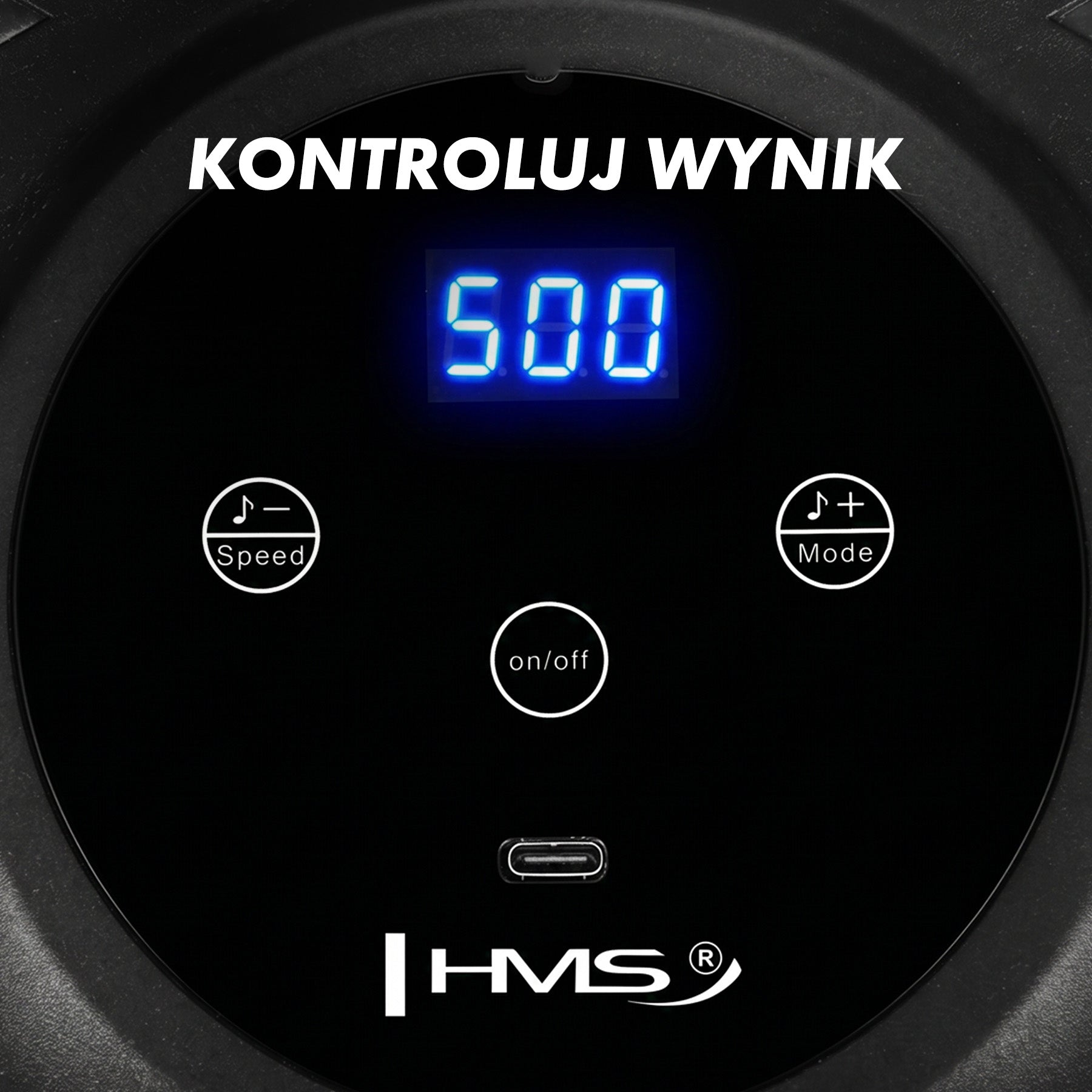 TARCZA BOKSERSKA LED BLUETOOTH Z MUZYKĄ HMS TB30 + RĘKAWICE