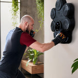TARCZA BOKSERSKA LED BLUETOOTH Z MUZYKĄ HMS TB30 + RĘKAWICE
