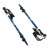 KIJE TREKKINGOWE BLUE NOWOCZESNY UCHWYT ALUMINIUM TRÓJSEKCYJNE NILS TK8601