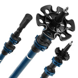 KIJE TREKKINGOWE BLUE NOWOCZESNY UCHWYT ALUMINIUM TRÓJSEKCYJNE NILS TK8601