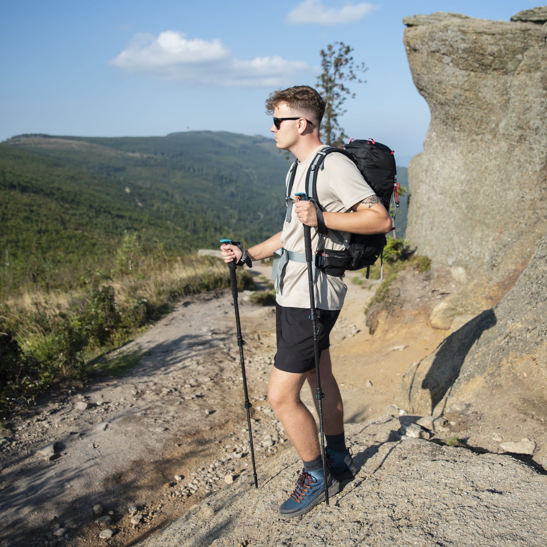 KIJE TREKKINGOWE DO CHODZENIA ZAAWANSOWANE TECHNOLOGICZNIE NILS TK8607