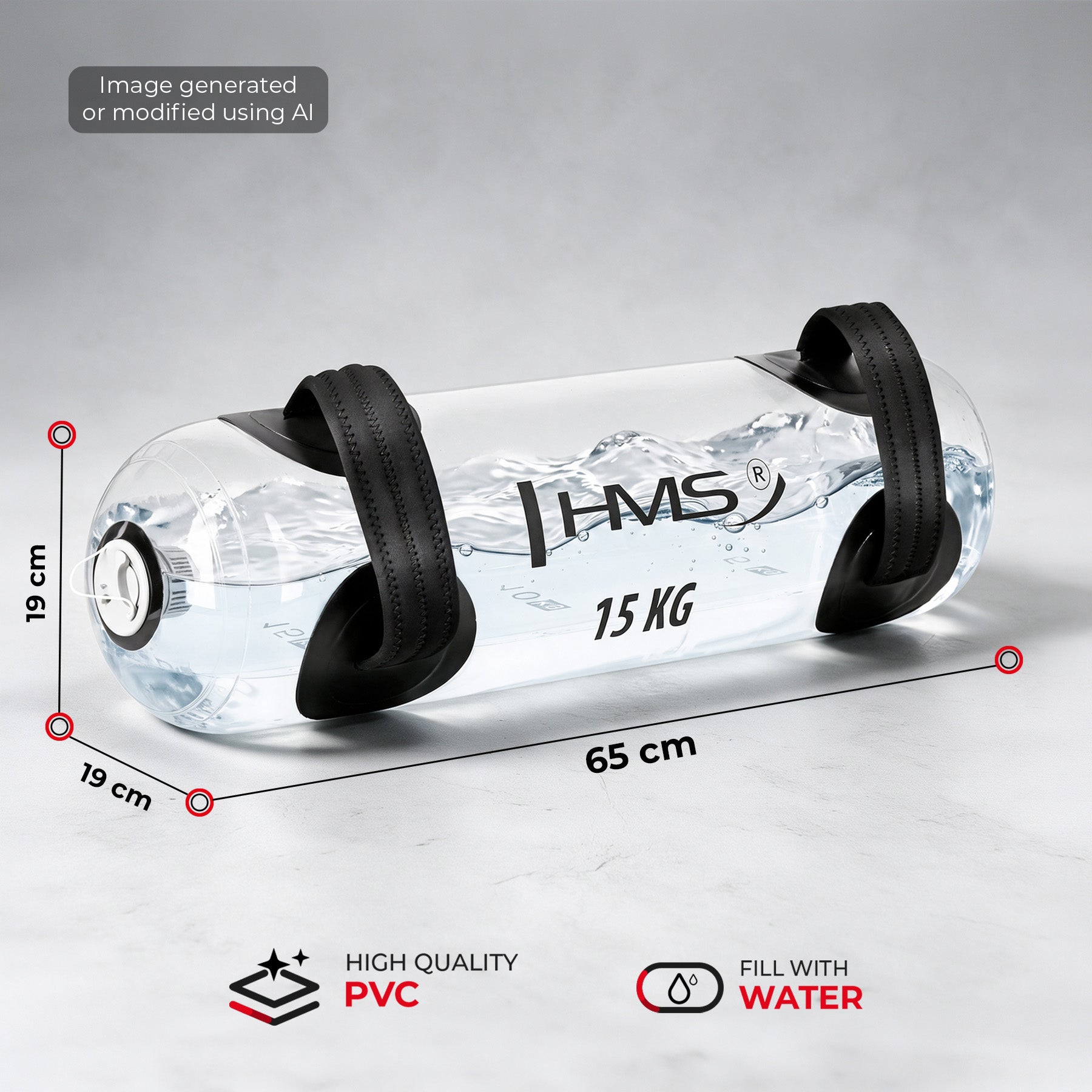 WOREK TRENINGOWY WYPEŁNIANY WODĄ AQUA POWERBAG HMS WAB