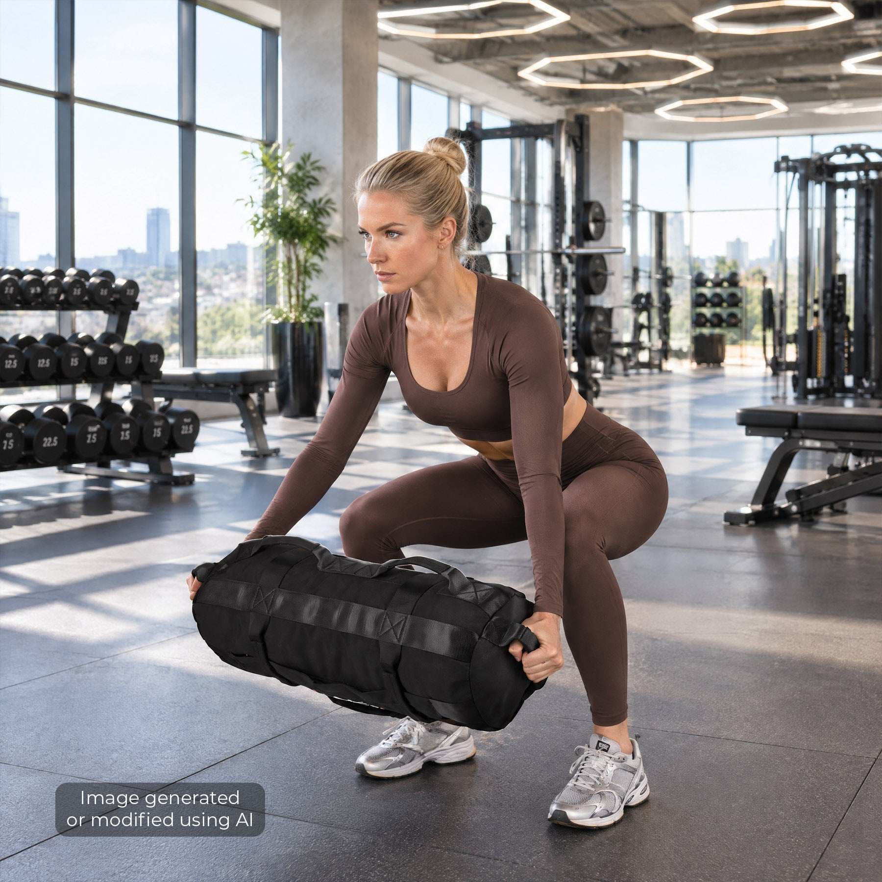 Worek treningowy Sandbag z uchwytami HMS WSW