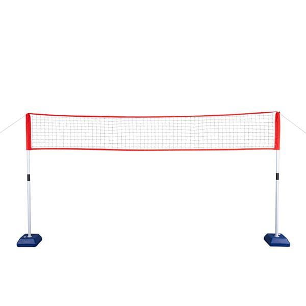 SIATKA MULTIFUNKCYJNA BADMINTON+TENIS+SIATKÓWKA POKROWIEC PEŁNY NILS NT0300 3w1