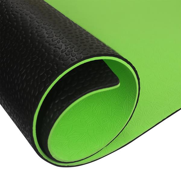 YM06T GREEN-BLACK MATA DO JOGI Z TORBĄ HMS PREMIUM