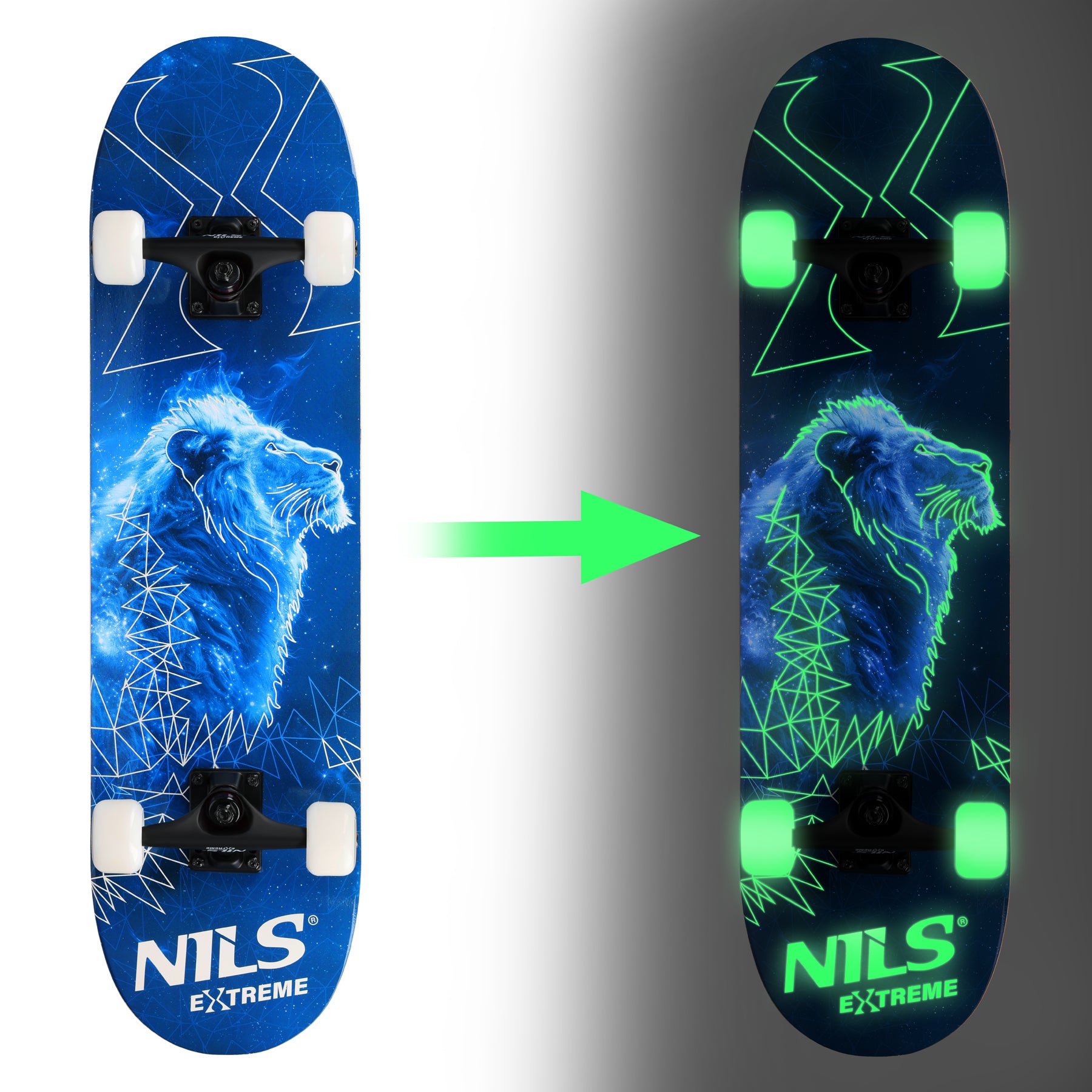 DESKOROLKA FLUORESCENCYJNA LION NILS EXTREME CR3108SA