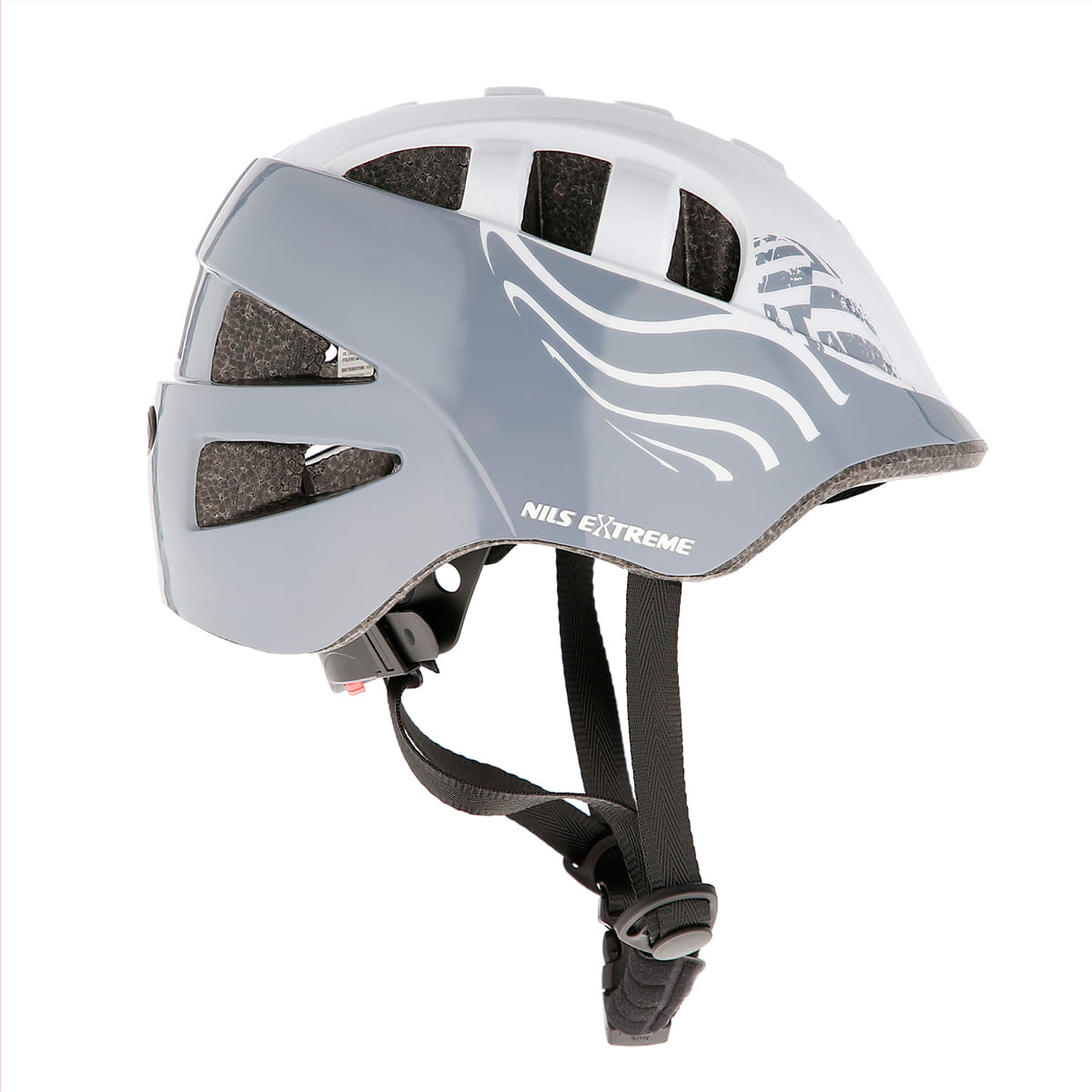 KASK DZIECIĘCY MTW08 SZARY NILS EXTREME