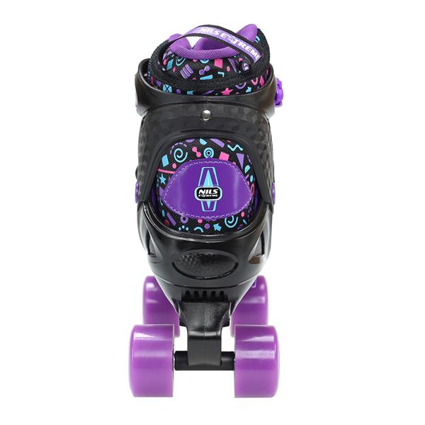NQ4411 A CZARNO-PURPUROWY ROZM. S (30-33)  WROTKI NILS EXTREME