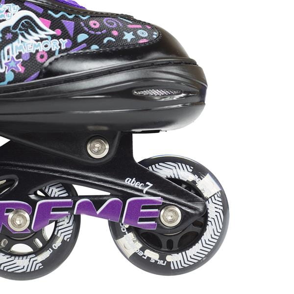 NJ4613 A PURPUROWY ŁYŻWOROLKI NILS EXTREME
