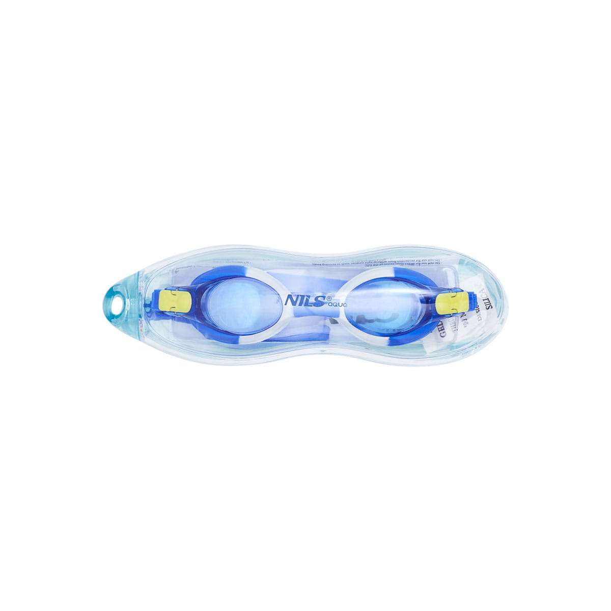 OKULARKI NILS AQUA  NQG700AF NIEBIESKI JUNIOR