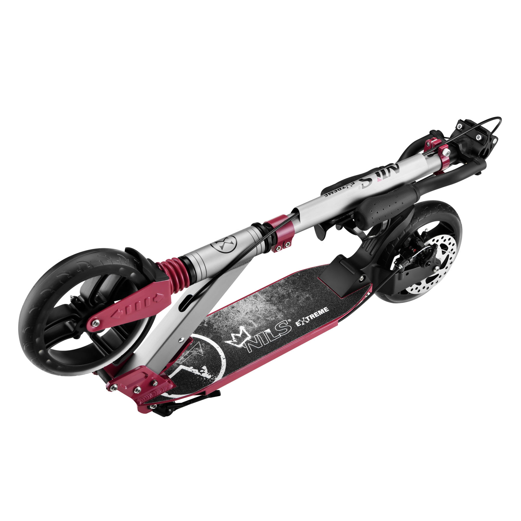 HULAJNOGA Z HAMULCEM TARCZOWYM LED NILS EXTREME HM122T