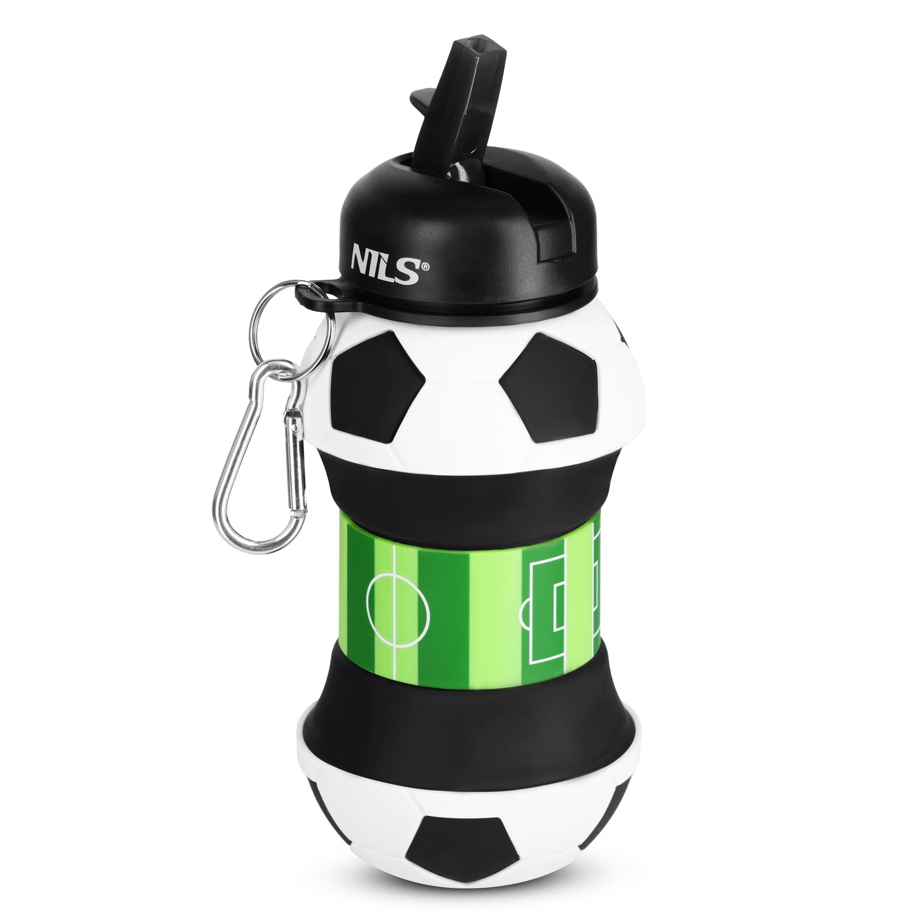BUTELKA SPORTOWA SKŁADANA 550ML FOOTBALL  NILS NC4104