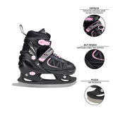 NF7103 A BLACK/PINK ROZM. S ŁYŻWY FIGUROWE NILS EXTREME