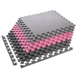 MP10  MATA PUZZLE MULTIPACK PINK-GREY 9 ELEMENTÓW 10MM ONE FITNESS