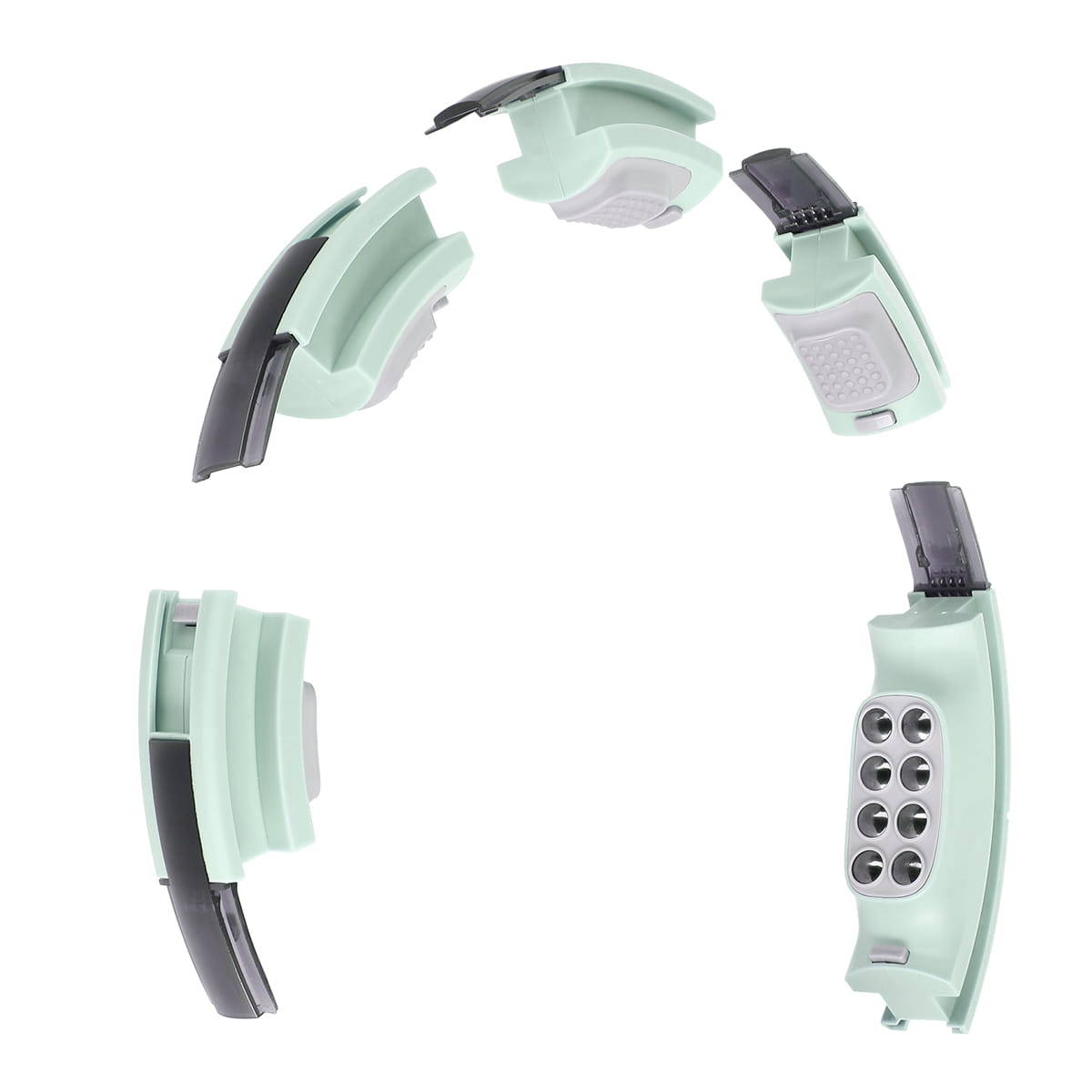 ZESTAW HULA HOP MAGNETYCZNY GREEN HHM13 Z LICZNIKIEM HMS + PAS WYSZCZUPLAJĄCY BR163 RED