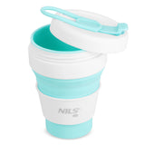KUBEK SILIKONOWY SKŁADANY 355ML MIĘTOWY NILS CAMP NC4103
