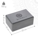 ZESTAW DO JOGI HMS GRAY MATA TPE YM10 + KOSTKA KJ02 + PASEK SJ02