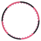 HHP024 PINK-BLACK HULA HOP 1,6KG 110CM HMS