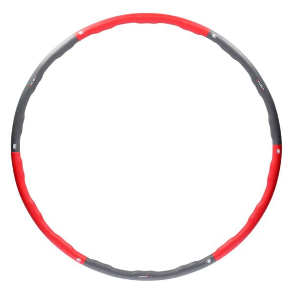 HULA HOP 1,2KG 100CM HMS HHP002 RED-GREY