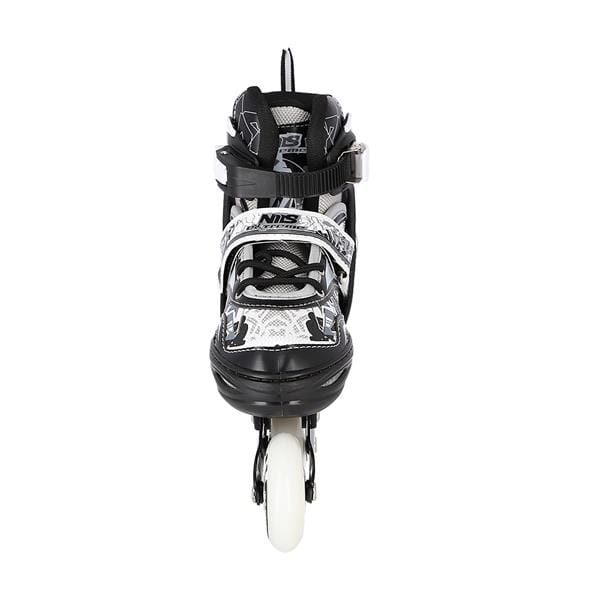 NH10927 A 2w1 BLACK ŁYŻWOROLKI Z WYM. PŁ. HOKEJOWĄ NILS EXTREME