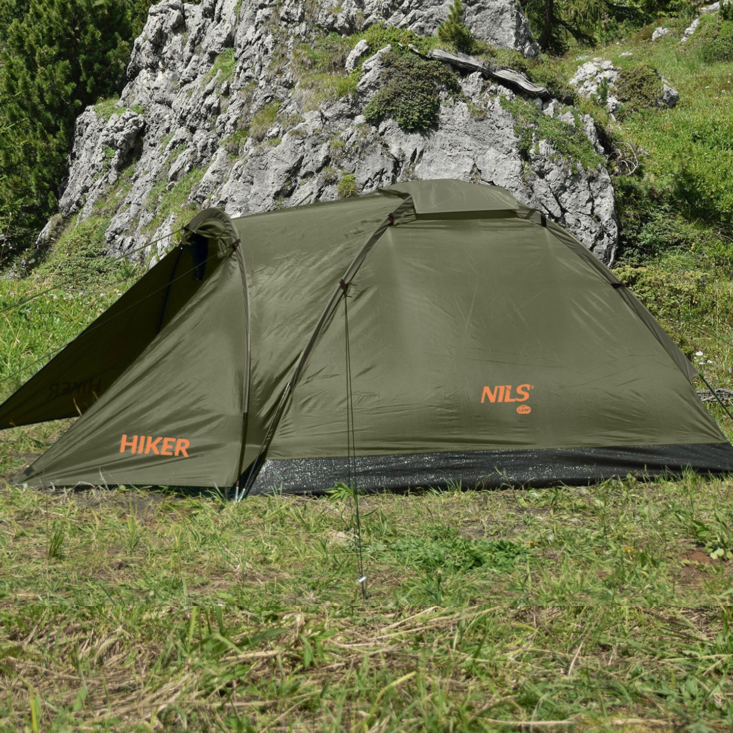 KHAKI NAMIOT KEMPINGOWY HIKER NILS CAMP NC6010