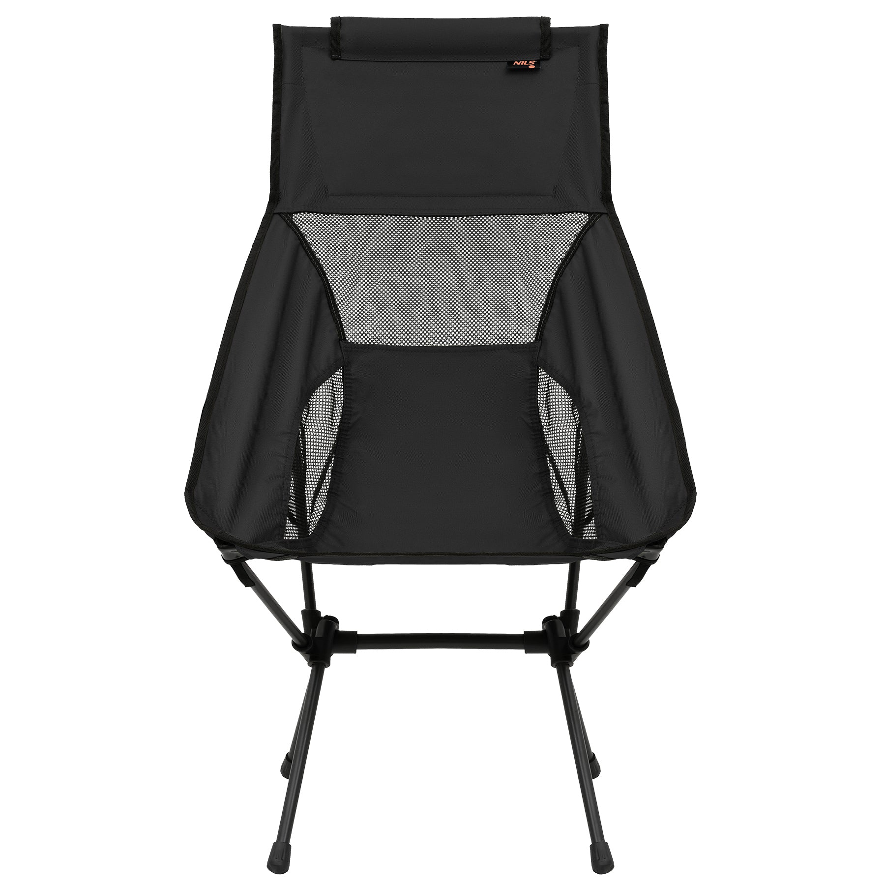 KRZESŁO SKŁADANE ULTRALIGHT BLACK NILS CAMP NC3321