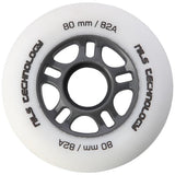 KÓŁKA PU 80x24 82A BIAŁE MATOWE  (4 szt.) NILS EXTREME