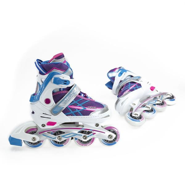 NA1160 A PURPUROWO-NIEBIESKI ROZM. L (39-42)  ŁYŻWOROLKI NILS EXTREME