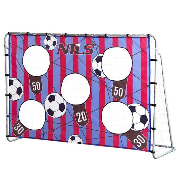 BRAMKA Z SIATKĄ I PANELEM DO CELOWANIA 215x150cm NILS NT7788 2w1