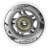 ZESTAW PU 70x24 82A BIAŁE (4 szt.) + ABEC-7 (8 szt.) NILS EXTREME