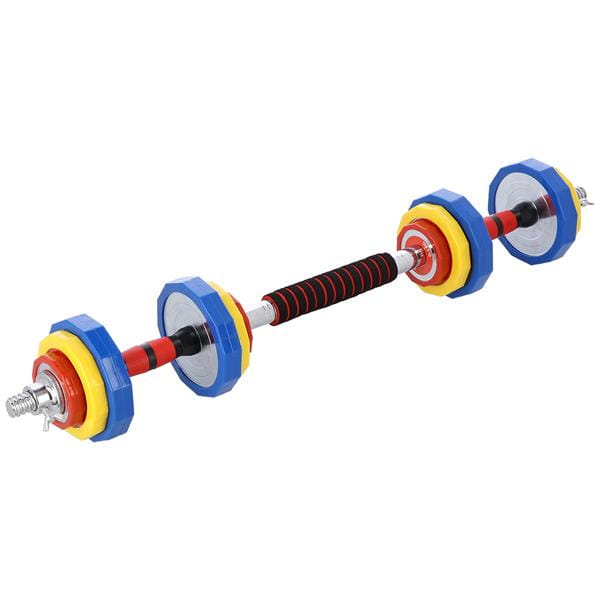 SKCT20 SZTANGIELKI-SZTANGA W WALIZCE KOLOROWE  2x10KG HMS