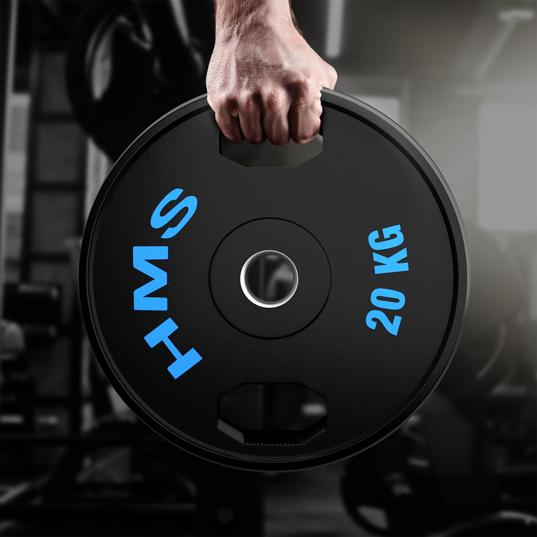 TOG20 2 x 20 KG TALERZ OLIMPIJSKI OGUMOWANY 2 x 20 KG HMS