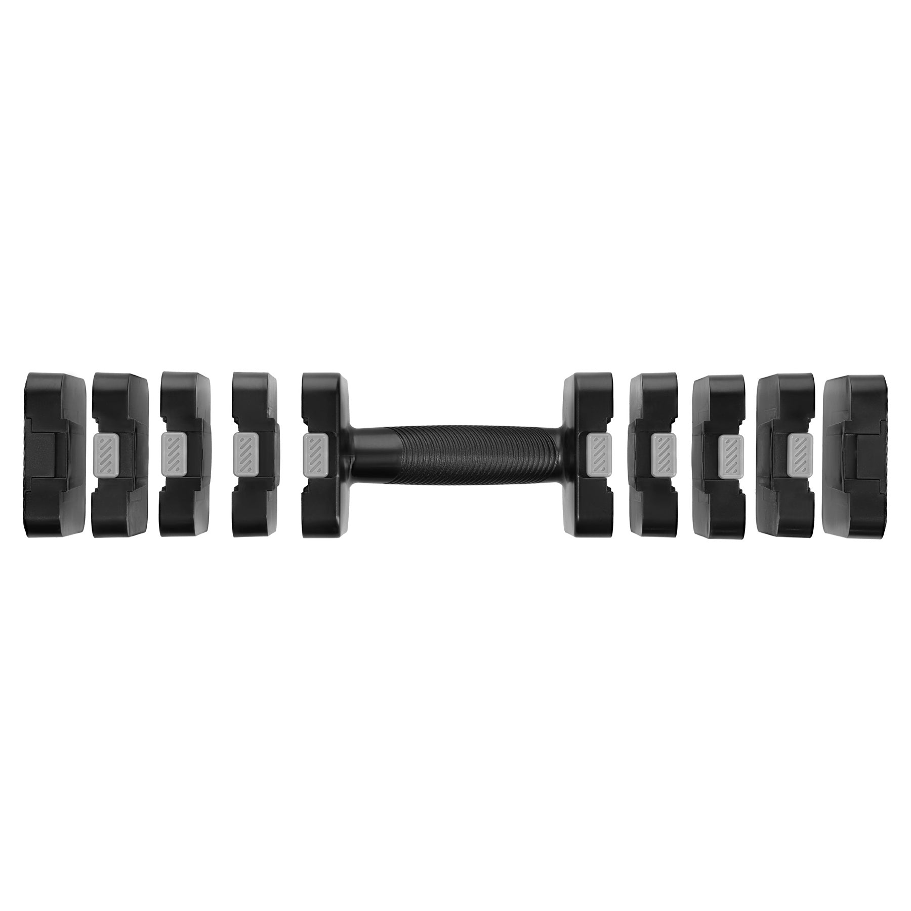 HANTLE CIĘŻARKI REGULOWANE BLACK 2 x 5 KG ZMIANA WAGI ANTY-ROLL HMS  HL02