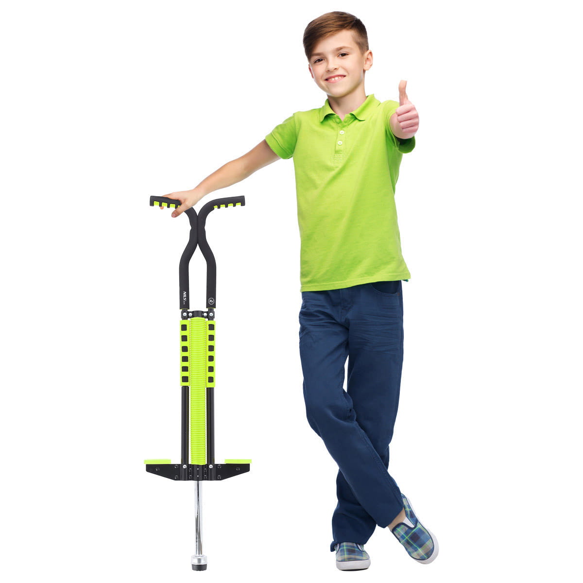 JUMP STICK POGO DRĄŻEK DO SKAKANIA ZIELONY NILS FUN NFX5006