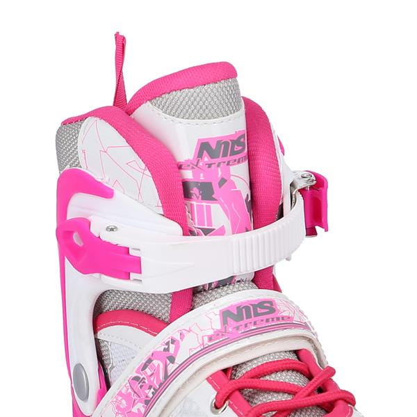 NF10927 A 2w1 DARK PINK ŁYŻWOROLKI Z WYM. PŁ. FIGUROWĄNILS EXTREME