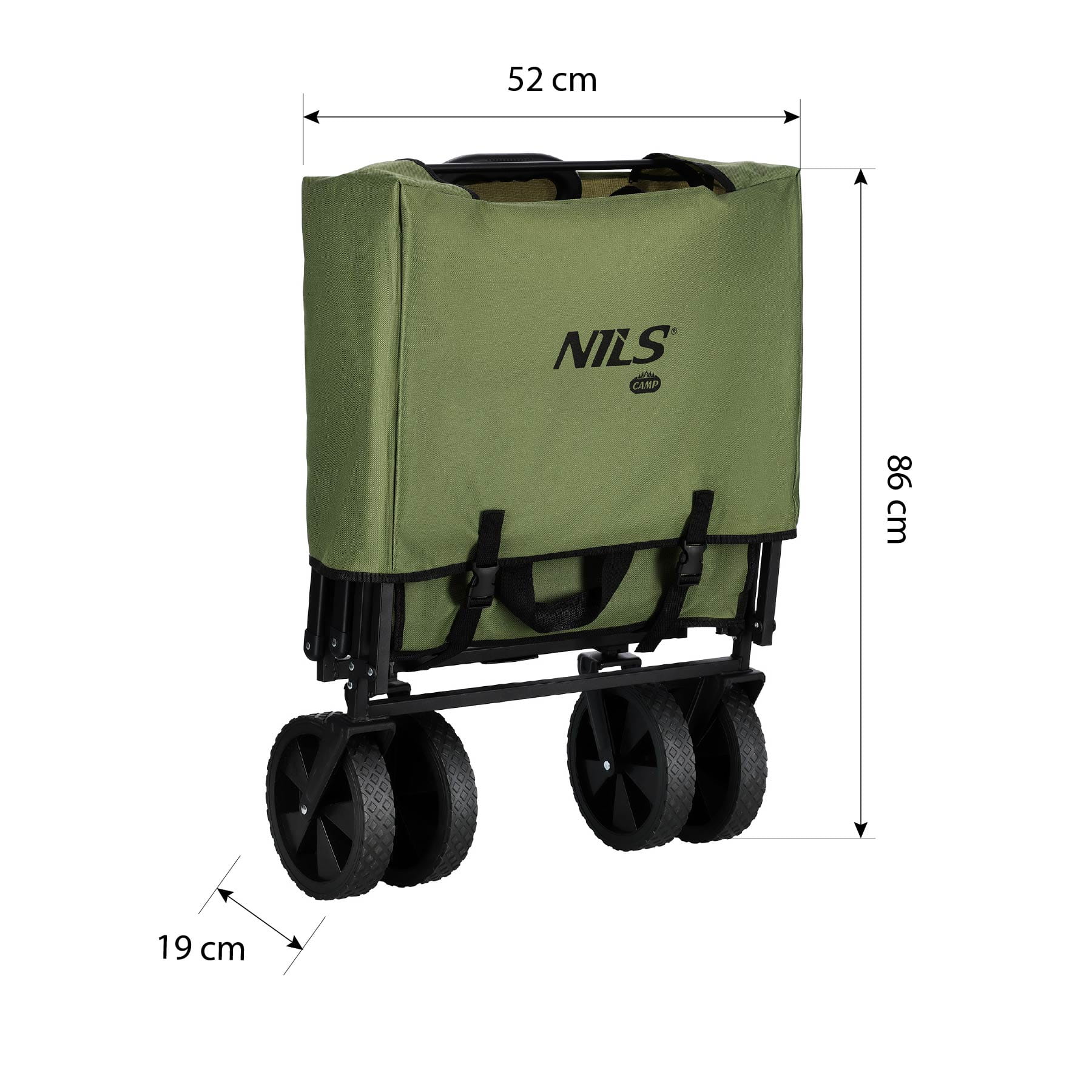 WÓZEK ZIELONY 150L NILS CAMP NC2602