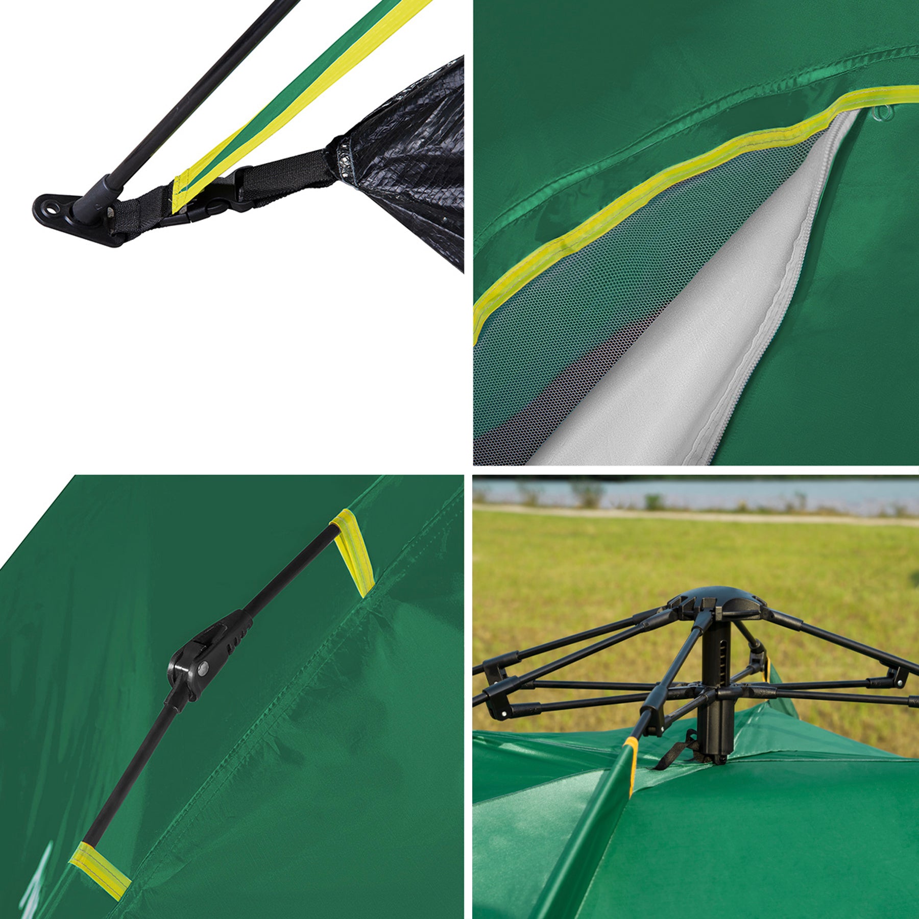 NAMIOT 3-OSOBOWY AUTOMATYCZNY 2W1 ZIELONY NILS CAMP NC4801 SHADOW 2