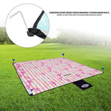KOC PIKNIKOWY NC2313 FLAMINGI  200×200cm PE + ALU NILS CAMP